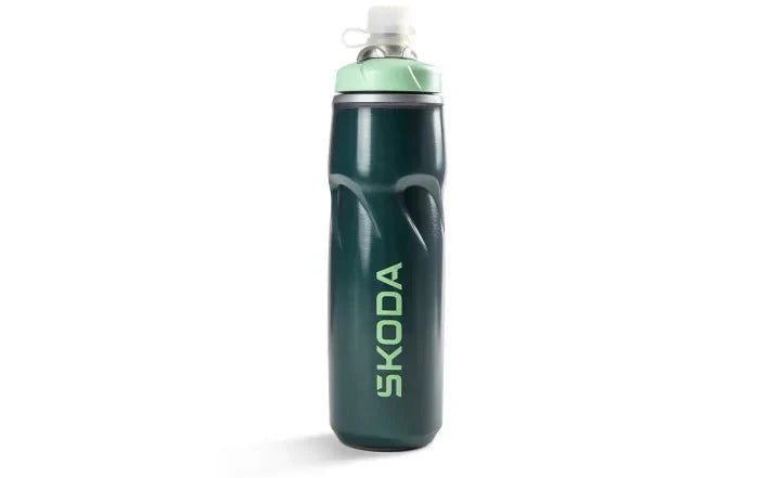 Sticla de apa pentru bicicleta Skoda, emerald, 620 ml, BPA - free - CarFun.ro - Accesorii Originale