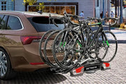 Suport bicicleta Skoda – pentru 3 biciclete, inclusiv e - Bikes, montare pe carlig remorcare - CarFun.ro - Accesorii Originale