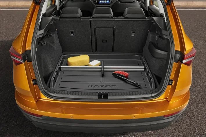 Tava Portbagaj Skoda Karoq - Compatibila cu Podea Standard si Variabila - CarFun.ro - Accesorii Originale