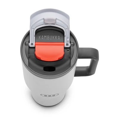 Termos Audi Kambukka 950ml inox gri cu maner si pai retractabil - CarFun.ro - Accesorii Originale