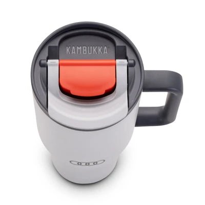 Termos Audi Kambukka 950ml inox gri cu maner si pai retractabil - CarFun.ro - Accesorii Originale