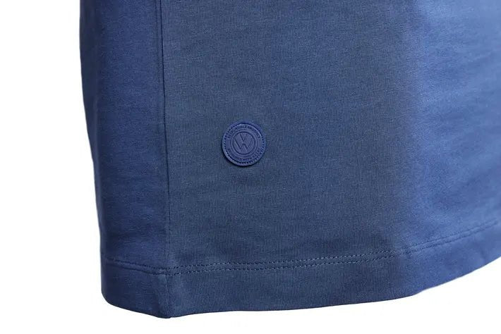 Tricou dama Volkswagen – Albastru inchis, 100% bumbac organic - Volkswagen Shop