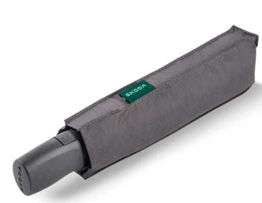 Umbrela compacta Škoda - Sistem automat Open & Close, usor de depozitat - CarFun.ro - Accesorii Originale