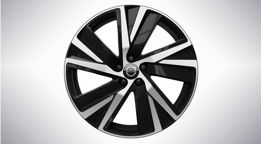 Set roti iarna Volvo V90 19 inch 5-Spoke Black Diamond Cut Pirelli Scorpion Winter