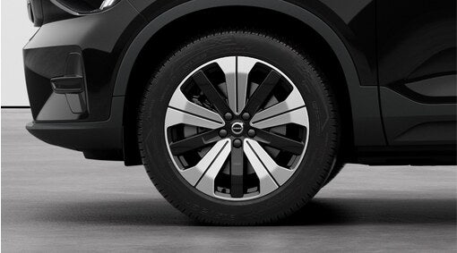 Set roti iarna originale Volvo C40 Recharge 19 inch – 5-Double Spoke Black Diamond Cut