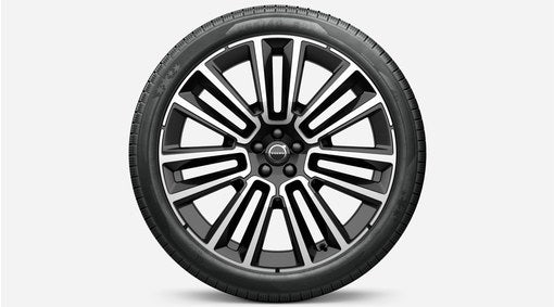 Set roti iarna originale Volvo XC90 22 inch – 7-Double Spoke Black Diamond Cut Alloy 1286