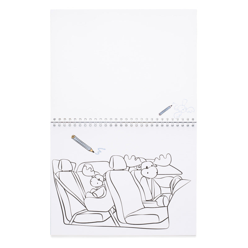 Carte de colorat Volvo cu abtibilduri incluse