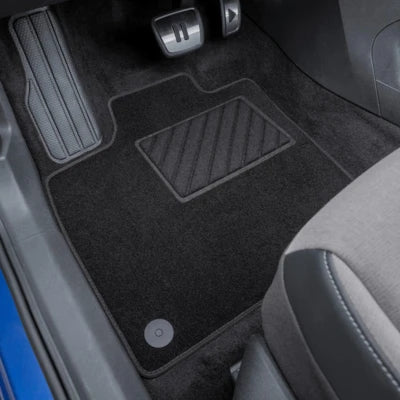 Set Covorase Textile VW ID.Polo, Negru Satinat