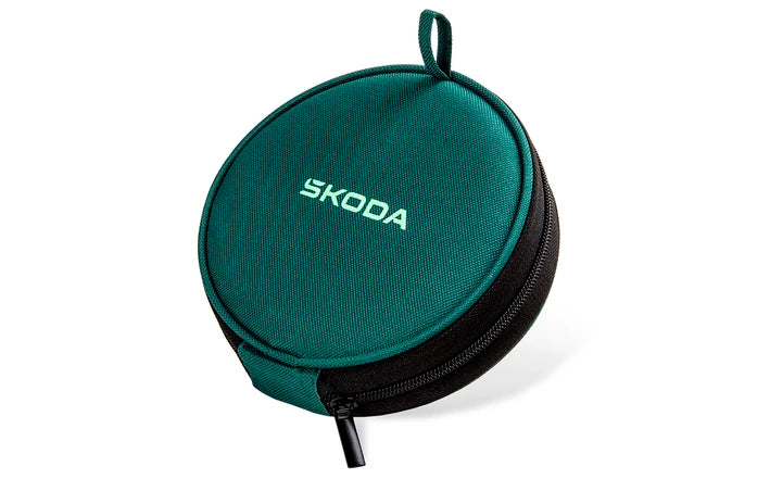 Castroane Pliabile Silicon Skoda pentru Caini, Electric Green