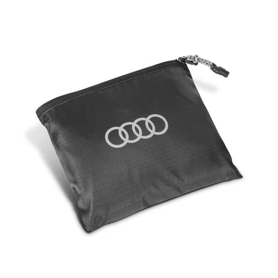 Rucsac pliabil original Audi 13L negru poliester inele Audi reflectorizante