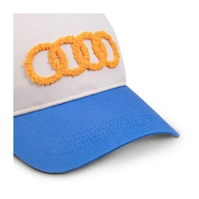 Sapca Audi trucker albastru vedere laterala