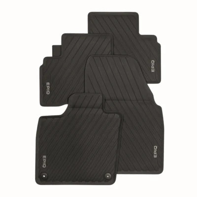Set 4 covorase All Weather negru cu logo Epiq pentru Skoda Epiq - vedere 1