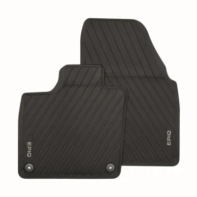 Set 4 covorase All Weather negru cu logo Epiq pentru Skoda Epiq - vedere 2