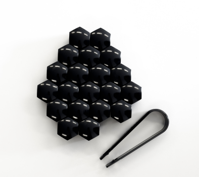 Set capace pentru piulite de roti culoare negru Mazda6e