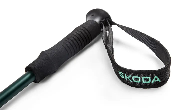 Baston de Trekking Skoda, Telescopic, Verde Emerald