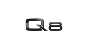 Inscriptie denumire model originala Audi negru lucios piano black
