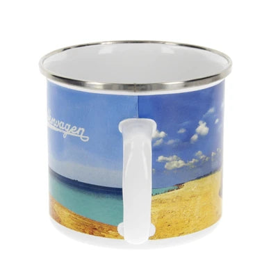 Cana emailata Klang und Kleid Beachlife 500ml - detaliu design