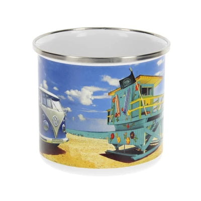 Cana emailata Klang und Kleid Beachlife 500ml - vedere laterala