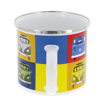 Cana emailata retro 500ml - detaliu