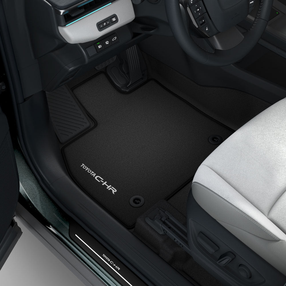 Covorase textile originale Toyota C-HR 2025– High Spec LHD, set interior