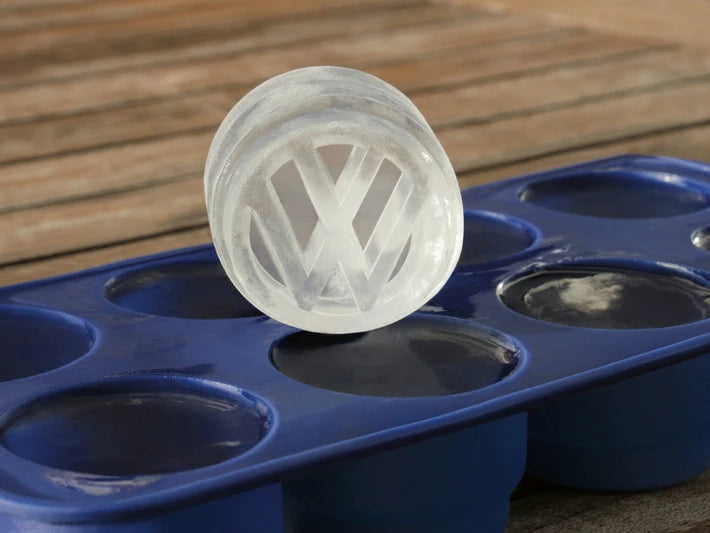 Forma gheata VW Logo silicon albastru
