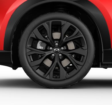 Janta Aliaj Mazda Design 81A, 21 inch, Negru Mat Metalizat