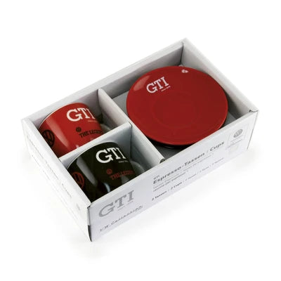 Set 2 Cesti Espresso GTI Legend Rosu Negru