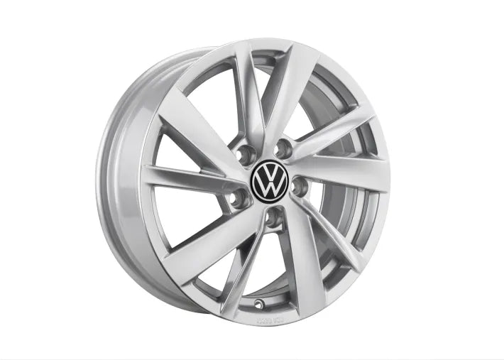 Janta aliaj originala Volkswagen Gavia 17 inch T-Cross Taigo, Brillantsilber, design dinamic