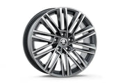 Janta aluminiu Skoda Luxon 18 inch antracit metalizat lucios