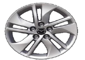 Set roți iarnă Mazda 2 Hybrid - 6.0x15 - Silver - Bridgestone Blizzak LM005