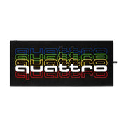 Prosop plaja original Audi quattro Pulse x Move 80x180 cm negru