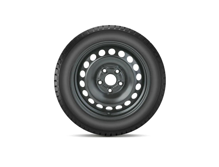 Roata iarna Skoda Fabia 14" cu janta otel neagra si anvelopa Semperit Master-Grip 2