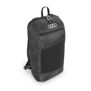 Rucsac pliabil original Audi 13L negru poliester inele Audi reflectorizante