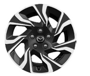 Janta aliaj 7.0x17 diamond cut cu anvelopa Bridgestone Blizzak 6 225/65R17 pentru Mazda CX-5