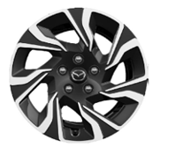 Janta aliaj 7.0x17 diamond cut cu anvelopa Bridgestone Blizzak 6 225/65R17 pentru Mazda CX-5
