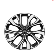 Janta aliaj 8.0x21 diamond cut cu anvelopa Bridgestone Blizzak 6 255/40R21 pentru Mazda CX-60e