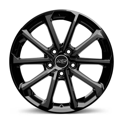 Set roți iarnă Audi A5 17" cu jante negre AZW Diamant și anvelope Continental WinterContact TS 870 P
