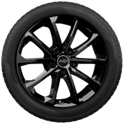Set roți iarnă Audi A6 18" cu jante negre AZW Diamant și anvelope Bridgestone Blizzak 6