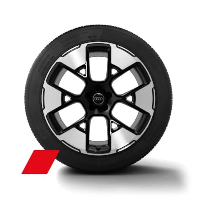 Set roți iarnă Audi A6 allroad 21" cu jante Audi Sport negre și anvelope Pirelli P Zero Winter 2
