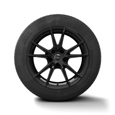 Set roți iarnă Audi Q7 20" cu jante negre și anvelope Continental WinterContact TS850P