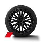 Set roți iarnă Audi Q7, jante negre și anvelope Pirelli