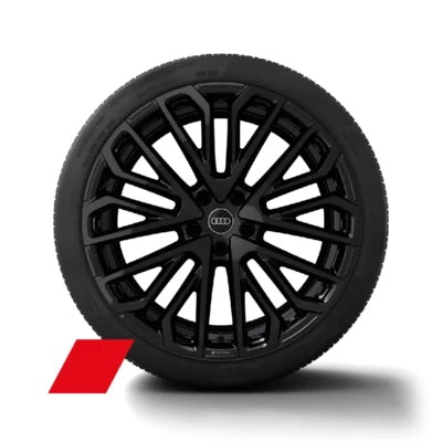 Set roți iarnă Audi Q7, jante negre și anvelope Pirelli
