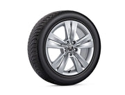 Set roti iarna Skoda Karoq 18" cu jante Mytikas argintii si anvelope Bridgestone Blizzak 6