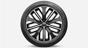 Set roti iarna Volvo XC90 21 inch 5-Multi Spoke Black Diamond Cut Michelin Pilot Alpin 5 SUV