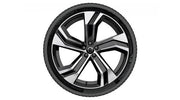 Set roti iarna Volvo XC90 22 inch 5-Double Spoke Black Diamond Cut Pirelli Scorpion Winter