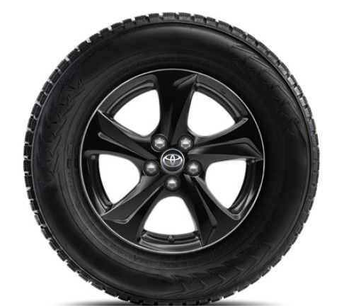 Janta aliaj 15x6J black cu anvelopa Falken HS02 185/65R15 pentru Toyota Yaris