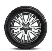 Janta aliaj 17x7J dark grey machined cu anvelopa Dunlop Winter 215/55R17 pentru Toyota Yaris Cross
