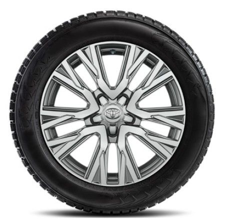 Janta aliaj 17x7J silver cu anvelopa Dunlop Winter 215/55R17 pentru Toyota Yaris Cross