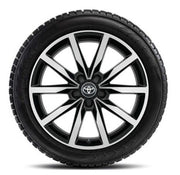 Janta aliaj 18x8J black machined cu anvelopa Dunlop Winter 225/40R18 pentru Toyota Corolla