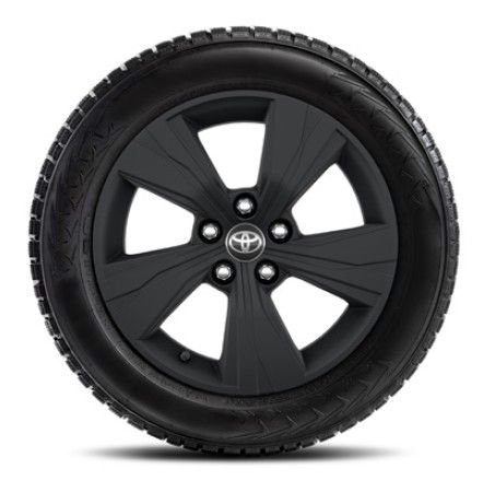 Janta aliaj 17x6.5J matt black cu anvelopa Dunlop Winter Sport 5 SUV 215/60R17 pentru Toyota Corolla Cross